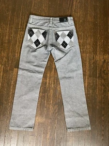  RED APE AUTHENTIC Silver Jeans Boys Size 8 Pants 100% Cotton Embroidered  - Picture 1 of 7