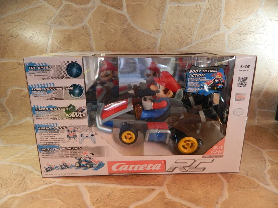 Carrera RC 370162060 Mario Cart 7 Kart Fernsteuerung Auto
