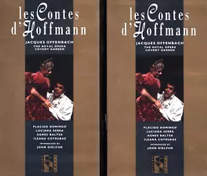 VHS OFFENBACH LES CONTES D'HOFFMANN DOMINGO SERRA BALTSA GIELGUD 2 BÄNDE - Bild 1 von 1