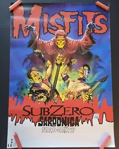 Original 1997 Misfits European Tour Poster Punk Rock 🧷 - Picture 1 of 10