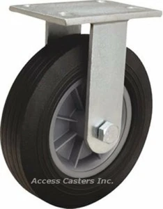R-4010-AT Hamilton Cush-N-Tuf Rigid Caster with 10" wheel - Picture 1 of 2