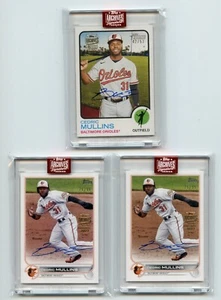 3 2022 Topps Archives Signature Series Cedric Mullins Baltimore Orioles - Foto 1 di 2