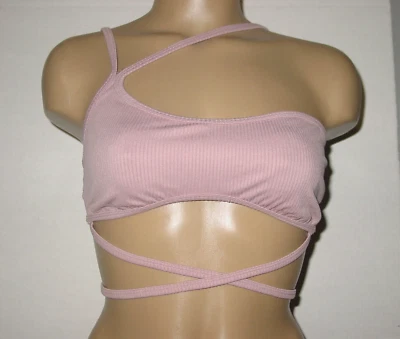 Bralette For Love and Lemons Victoria's Secret rosa malva con tiras Sissy-XL-NUEVO Foto 1 de 4