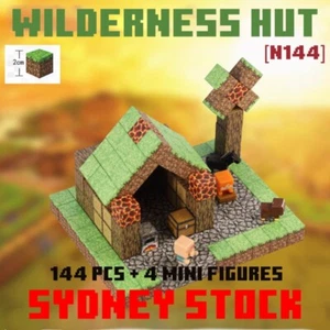 Minecraft Magnetic Building Blocks - Wilderness Hut 144pcs (N144) STEM - Picture 1 of 7