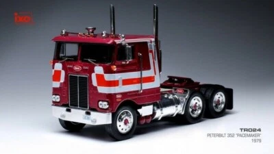 IXO 1/43 TR024 PETERBILT 352 H 1979 Pacemaker Rouge Tracteur camion Tractor cab - Immagine 1 di 4
