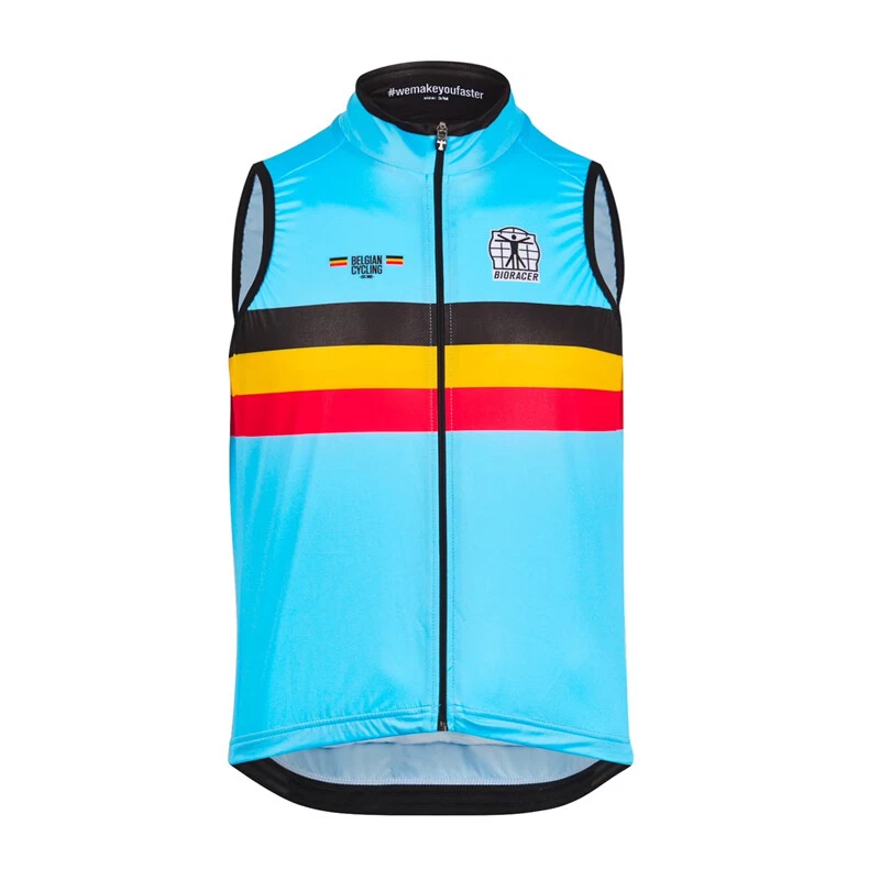 Mens Cycling Team Vests cycling jerseys Windproof vest Cycling Sleeveless Jersey - Image 1 of 3