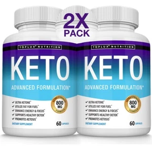 Keto-Diätpillen BHB Advanced Ketosis zur schnellen Fettverbrennung 2X Supplies - Bild 1 von 6
