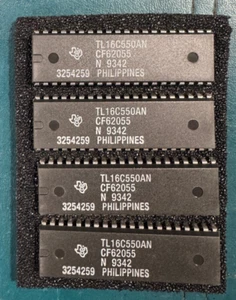 NOS LOT of 4 TI TL16C550AN Asynchronous Communications Element - Ships from USA - Picture 1 of 3
