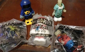 Glow Force Glo Force Burger King Kids Club Toys Complete Set Of 5 - Picture 1 of 6