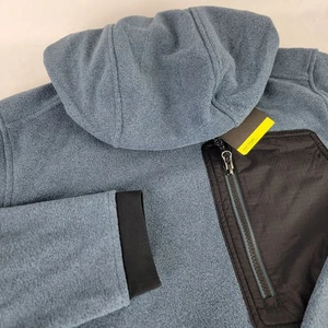 Mountain Hardwear First Tracks Fleecepullover Hoodie Herren S blau Taschen NEU - Bild 1 von 7