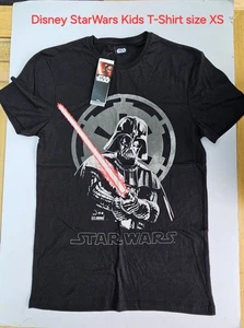 STAR WARS Black T-Shirt Brand New Size XS Youth - Picture 1 of 7
