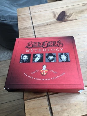 BEE GEES MYTHOLOGY 4 CD BOX SET 50TH ANNIVERSARY COLLECTION  VG CONDITION - Image 1 of 2