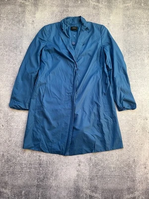 Akris Blue Trench Coat – Women’s Size US 12 - Image 1 of 4