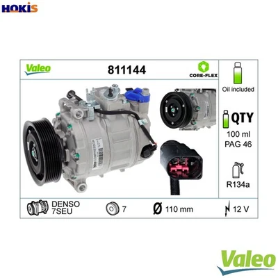 COMPRESSOR AIR CONDITIONING 811144 FOR AUDI A6/S6 ALT 2.0L 4cyl A6BBJ/ASN 3.0L - Image 1 of 4