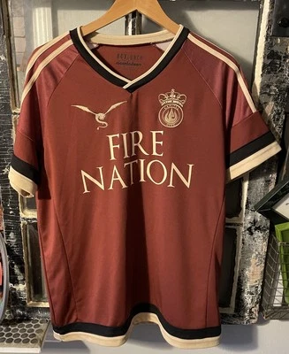 Camiseta Avatar Last Airbender Fire Nation Zuko Box Almuerzo Fútbol Camiseta Roja Talla S Foto 1 de 4