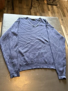 Metropolitan View 100% Extrafine Merino Wool Sweater — Made in Italy — Size L - Picture 1 of 5