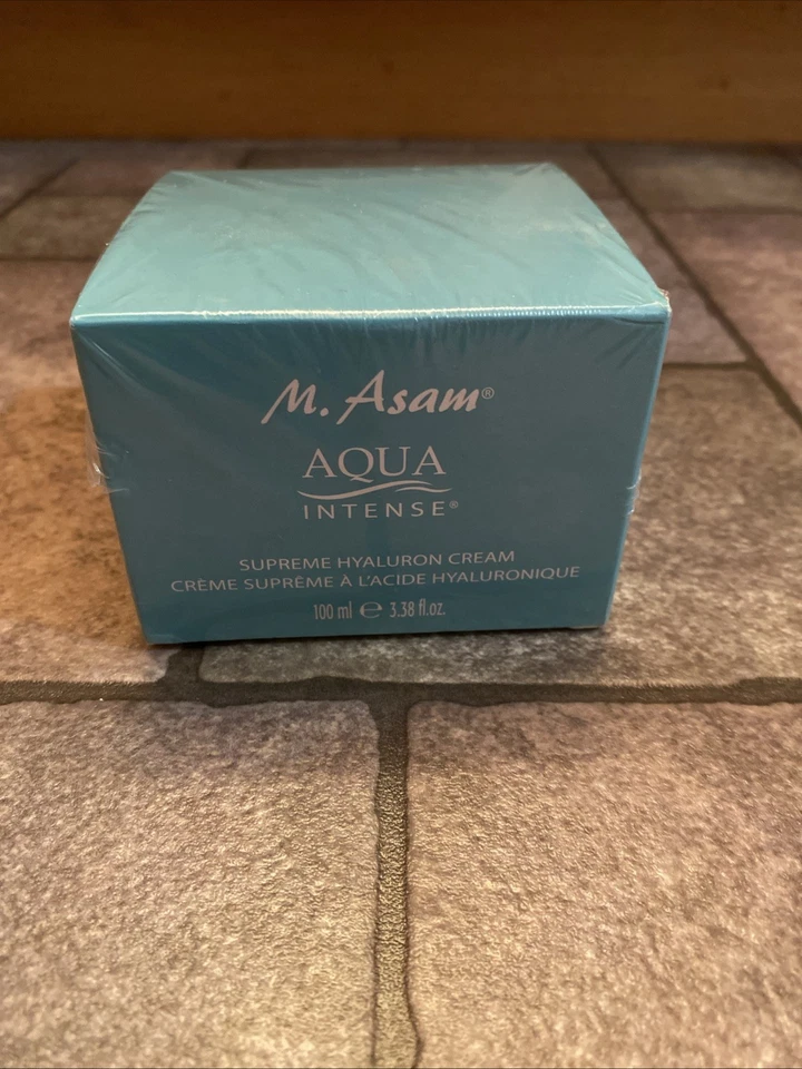 M. ASAM AQUA INTENSE HYALURON RICH CREAM 3.38 FL. OZ Brand New In Box! Sealed - Image 1 of 4