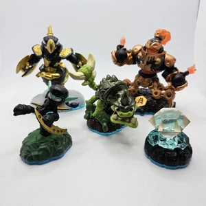 Lot of 5 Skylanders Swap Force Blast Zone Free Ranger Slobber Tooth Sky Diamond - Picture 1 of 11