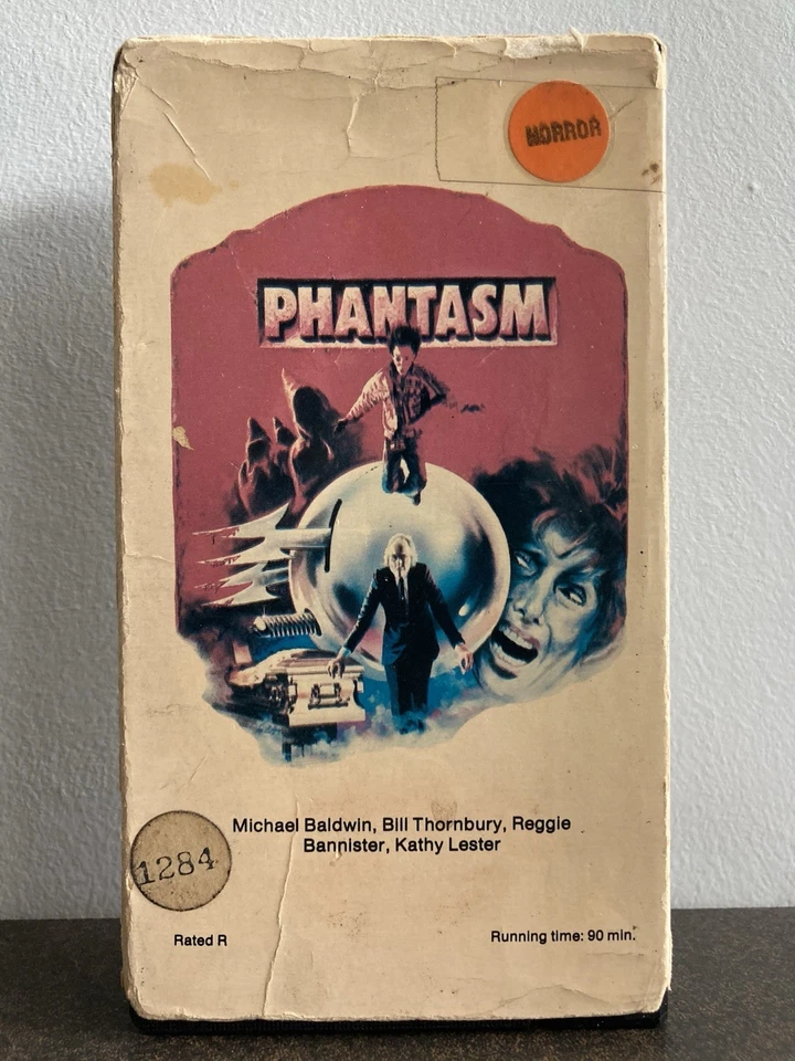 PHANTASM VHS 1980 HORROR MAGNETIC VIDEO MICHAEL BALDWIN 1ST RELEASE R RARE VTG - Image 1 of 4