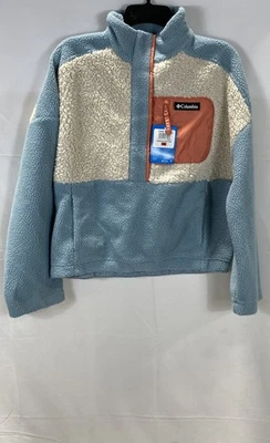 Chaqueta Pullover Columbia Winter Pass Sherpa Colorblock Mujer M Nueva Con Etiquetas Foto 1 de 4