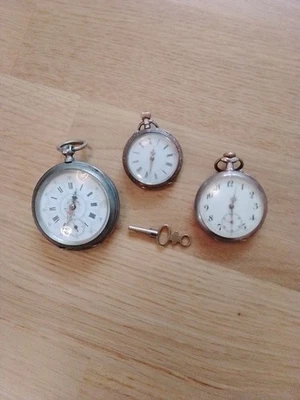 Taschenuhren Alt Sammlung Konvolut Durchmesser 47-32 - Bild 1 von 4