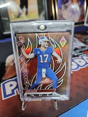2023 Panini Phoenix Josh Allen Flame Throwers Copper #FLA-17 /50 Bills - Image 1 of 4