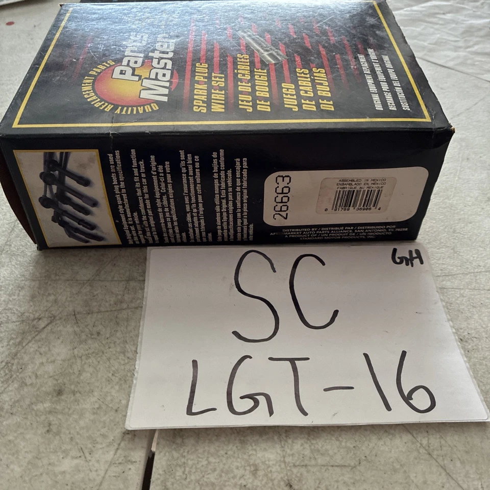 Parts Master Spark Plug Wire Set 26663 - Image 1 of 2