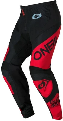 Pantalones todoterreno O'Neal Element Racewear V.26 para hombre MX negros/rojos Foto 1 de 2