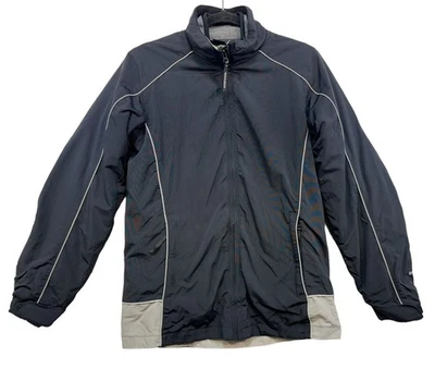 Chaqueta de esquí para nieve Woolrich con cremallera para mujer S negra gris forro interior Foto 1 de 4