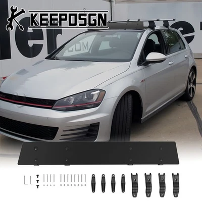 Para VW Volkswagen Golf Baca de techo Barra transversal Carenado de viento Parabrisas Deflector de aire Foto 1 de 4