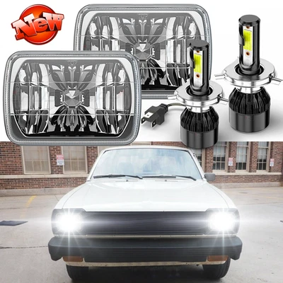 For Plymouth Colt 1983-1991 / Reliant 1981-1988 7x6" LED Headlight Hi/Lo Beam - Image 1 of 4