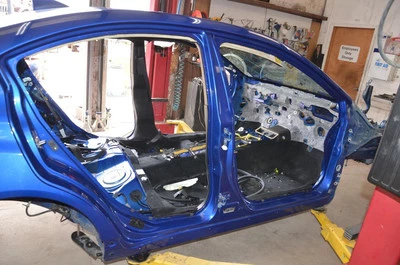 Corte de pilar central lateral derecho pasajero azul para 15-21 WRX Foto 1 de 4