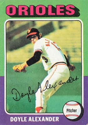 1975 Topps #491 Doyle Alexander - Image 1 of 2