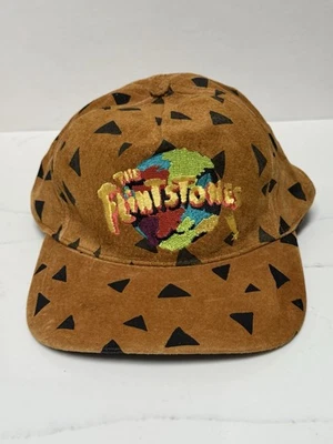 NWT Vtg 90s The Flintstones Movie Pig Suede Snapback Promo Hat OSFA Great Gazoo Foto 1 de 4