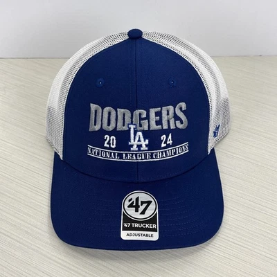 Hombres '47 Royal Los Angeles Dodgers 2024 Liga Nacional Campeones Camionero NUEVO Foto 1 de 4
