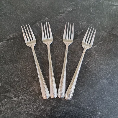 CUATRO Henckels 18/10 Wellington mango martillado tenedores de ensalada cubiertos cubiertos Foto 1 de 4