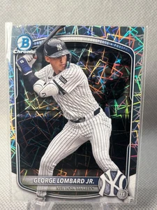 2025 Bowman Chrome George Lombard Jr. PROSPECT LASER REFRAKTOR #BCP-164 Yankees - Bild 1 von 2
