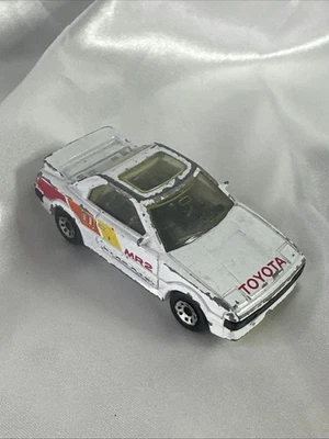 Винтажный 1986 Matchbox TOYOTA MR2 PACE CAR Литой Отдельный Белый - Изображение 1 из 3