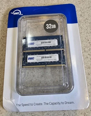 OWC 32GB (2x16GB) OWC2666DDR4S32P DDR4-2666 Kit for Apple Mac and PC - Image 1 of 4