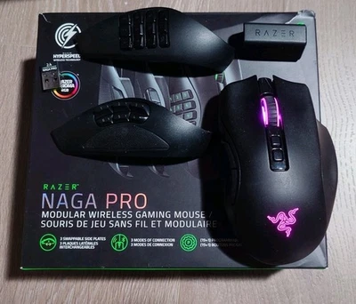 Razer Naga Pro (V1 Not V2) Wireless Gaming Mouse With Dongle And Extra Plates - Image 1 of 4