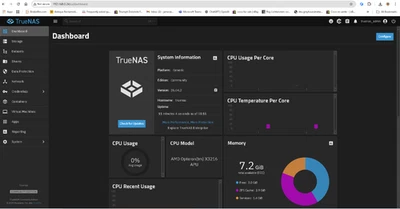 HPE Microserver X3216 CPU, 512GB HVME, 2x1TB HDD, NAS Ready - Image 1 of 4