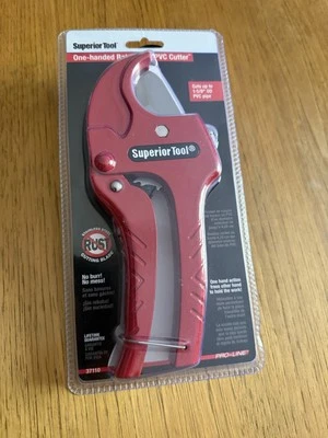 Superior Tool 37110 1 Inch Ratcheting PVC Cutter - Image 1 of 3
