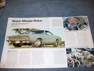 1970 Dodge Charger SE Unrestored Article 'Mopar Mileage Maker' - Image 1 of 3