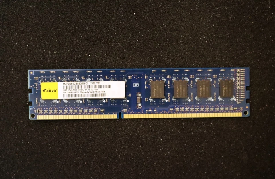 Elixir M2F2G64CB88G4N-DI DDR3 Module 2GB (1x2) PC3-12800U DDR3-1600 CL11 #7368 - Bild 1 von 1