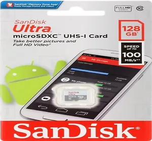 SanDisk 32GB 64GB 128GB Micro SD Card Memory Card Ultra SDHC SDXC Class 10 TF