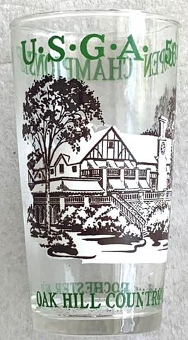 OAK HILL COUNTRY CLUB  ( PGA CHAMPIONSHIP SITE ) GOLF 1956 U.S.OPEN GLASS    C10 Cover