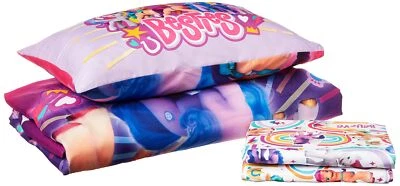 Juego de cama My Little Pony para niños pequeños 4 piezas sábanas edredón rosa funda de almohada 8... Foto 1 de 4