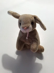 Ty Beanie Babies - Nibbly - coniglietto coniglio - senza etichetta da appendere - Foto 1 di 6