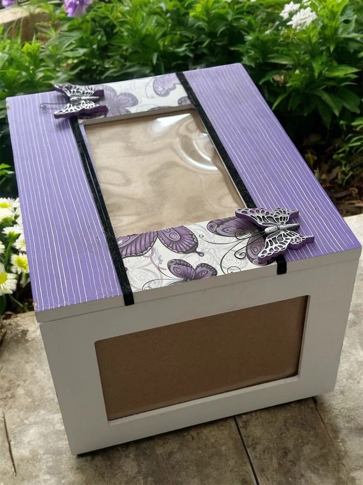 Caja de álbum de fotos de madera giratoria - Fotos (6x4 pulgadas) | Recuerdo para recuerdos Foto 1 de 4