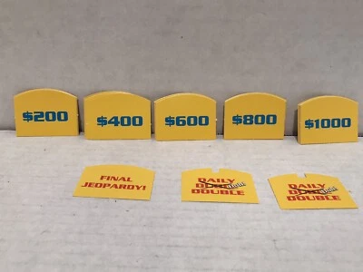 The Simpsons Jeopardy VALUE DISPLAY CARD Set Replacement Piece Parts - Image 1 of 2